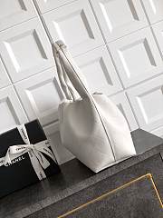 Kitlife Chanel 26C Hobo Bag in White Leather 35x12x45cm - 5
