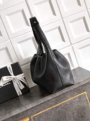 Kitlife Chanel 26C Hobo Bag in Black Leather 35x12x45cm - 6