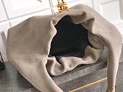 Kitlife Chanel 26C Hobo Bag in Grey Suede 35x12x45cm - 2