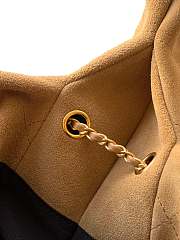 Kitlife Chanel 26C Hobo Bag in Beige Suede 35x12x45cm - 2