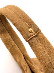 Kitlife Chanel 26C Hobo Bag in Beige Suede 35x12x45cm - 6