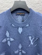 Kitlife Louis Vuitton Knitted Sweater Blue  - 6