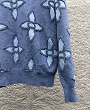 Kitlife Louis Vuitton Knitted Sweater Blue  - 3
