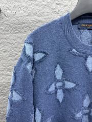Kitlife Louis Vuitton Knitted Sweater Blue  - 4