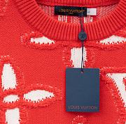 Kitlife Louis Vuitton Knitted Sweater Red - 2