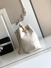 Kitlife Chanel Shopping Bag White Calfskin and Gold Plated Metal AS5634 36x24x12cm - 6