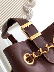 Kitlife Chanel Shopping Bag Brown Calfskin and Gold Plated Metal AS5634 36x24x12cm - 3