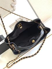 Kitlife Chanel Shopping Bag Black Suede Calfskin and Shiny Lambskin & Gold-Tone Metal 36x24x12cm  - 6