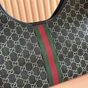 Kitlife Gucci Giglio Large Tote Bag Black, Red & Green GG Canvas 853971 60x47x16cm  - 3