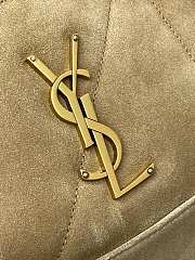 Kitlife Saint Laurent Jamie Shopping Light Brown Suede Tote Bag 809824 34×27×3cm - 3