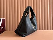 Kitlife Gucci Softbit Maxi Shoulder Bag Black Leather 837466 46x26x16cm - 6