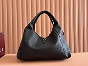 Kitlife Gucci Softbit Maxi Shoulder Bag Black Leather 837466 46x26x16cm - 4