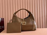 Kitlife Gucci Softbit Maxi Shoulder Bag Brown Leather 837466 46x26x16cm - 1