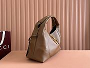 Kitlife Gucci Softbit Maxi Shoulder Bag Brown Leather 837466 46x26x16cm - 5