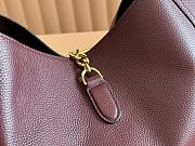 Kitlife Gucci Softbit Maxi Shoulder Bag Burgundy Leather 837466 46x26x16cm - 5