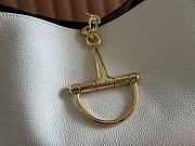 Kitlife Gucci Softbit Maxi Shoulder Bag White Leather 837466 46x26x16cm - 2