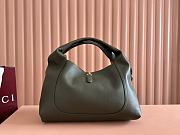 Kitlife Gucci Softbit Maxi Shoulder Bag Forest Green Leather 837466 46x26x16cm  - 4
