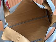 Kitlife Gucci Softbit Maxi Shoulder Bag Dusty Blue Leather 837466 46x26x16cm - 5