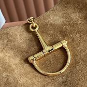 Kitlife Gucci Softbit Maxi Shoulder Bag Brown Suede 837466 46x26x16cm  - 3