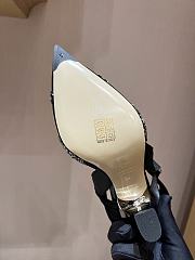 Kitlife Fendi Colibri Embellished Slingback Pumps Black 85mm - 3