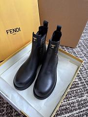 Kitilife Fendi Filo Ankle Boots Black & Brown - 6