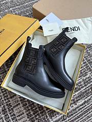 Kitilife Fendi Filo Ankle Boots Black & Brown - 4