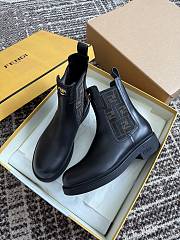 Kitilife Fendi Filo Ankle Boots Black & Brown - 3