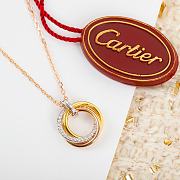 Kitlife Cartier Trinity Bracelet With Chain, Diamonds - 1