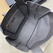 Kitlife Saint Laurent LE 5 À 7 Bea Tote Bag In Grey Suede 763435 50x28x18cm  - 5