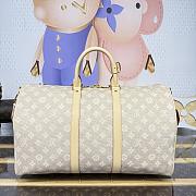 Kitlife Louis Vuitton Keepall Bandoulière 45 Bag Beige M25787 45x20x27cm - 5