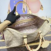 Kitlife Louis Vuitton Keepall Bandoulière 45 Bag Beige M25787 45x20x27cm - 4