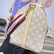Kitlife Louis Vuitton Keepall Bandoulière 45 Bag Beige M25787 45x20x27cm - 3