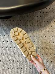 Kitlife Prada Suede and Shearling Slippers Light Beige - 2