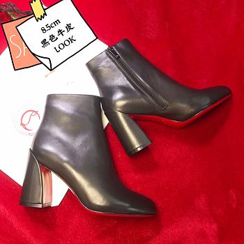 Kiltife Christian Louboutin Turela Boots Calfskin Black 85mm