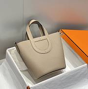 Kitlife Hermes In The Loop Bag Taupe 18cm  - 1