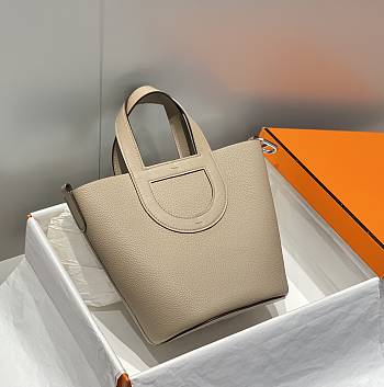 Kitlife Hermes In The Loop Bag Taupe 18cm 