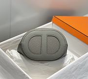 Kitlife Hermes In The Loop Bag Grey 18cm - 5