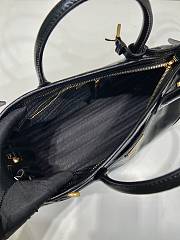 Kitlife Prada Bonnie Small Black Leather Shoulder Bag 1BA215 26x14x12cm - 5