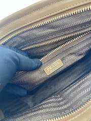 Kitlife Prada Bonnie Small Brown Leather Shoulder Bag 1BA215 26x14x12cm - 5