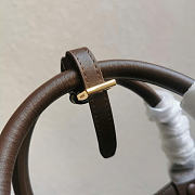 Kitlife Prada Buckle Large Caramel Suede Handbag With Belt 1BA416 37.5x27.5x14cm - 6