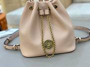 Kitlife Chloe Small Bracelet Backpack In Light Pink Grained Leather 22x20x10.5cm - 5