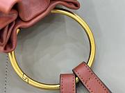 Kitlife Chloe Small Bracelet Backpack In Brown Grained Leather 22x20x10.5cm  - 5