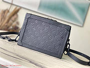Kitlife Louis Vuitton Soft Trunk Black M55700 25x18x10cm - 1