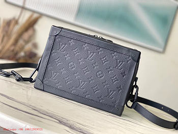 Kitlife Louis Vuitton Soft Trunk Black M55700 25x18x10cm