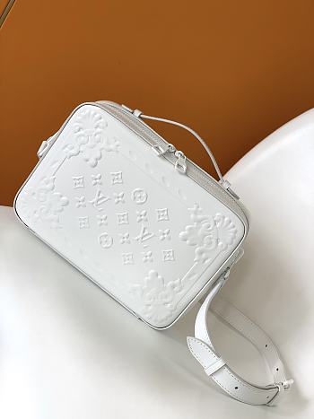 Kitlife Louis Vuitton Handle Soft Trunk White M21833 21.5x15x7cm