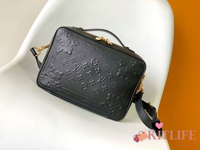 Kitlife Louis Vuitton Handle Soft Trunk Black M44965 21.5x15x7cm - 1