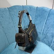 Kitlife Miu Miu Nappa Pocket Bag Coffee 5BC146 21x12x6cm - 2