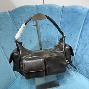 Kitlife Miu Miu Nappa Pocket Bag Coffee 5BC146 21x12x6cm - 4