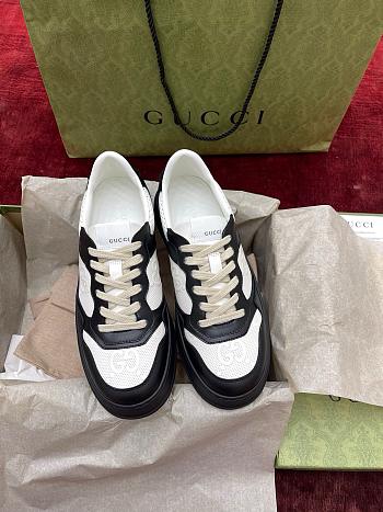 Kitlife Gucci GG Embossed Sneakers Black & White