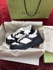 Kitlife Gucci GG Embossed Sneakers Black & White - 3